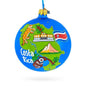 Costa Rica Landmarks and Symbols Glass Ball Christmas Ornament 4 Inches Cartsfy Inc.