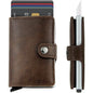 Credit Card Holder RFID Blocking Genuine Leather Vintage Aluminum Business Wallet - Cartsfy Inc.