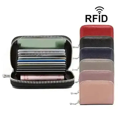 Credit Card Holder Wallet DailySale Light Purple Navy Black Light Purple-Navy-Black-Pink-Red-Gray-