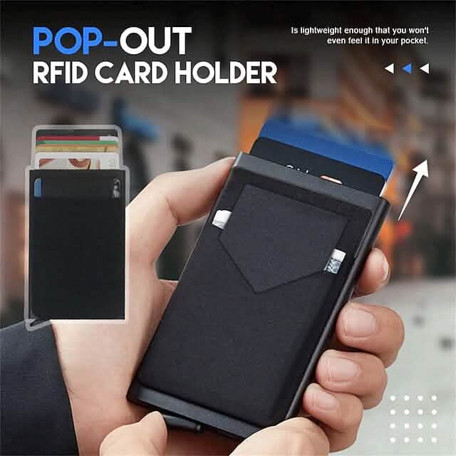 Credit Card Holder Wallet Metal Name Card Cartsfy Inc.