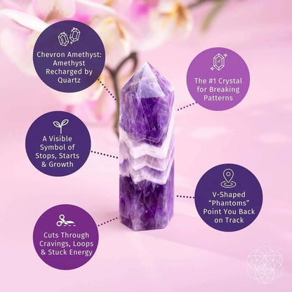 Cycle Breaker - Chevron Amethyst Point of Transformation Conscious Items Default Title Default Title-