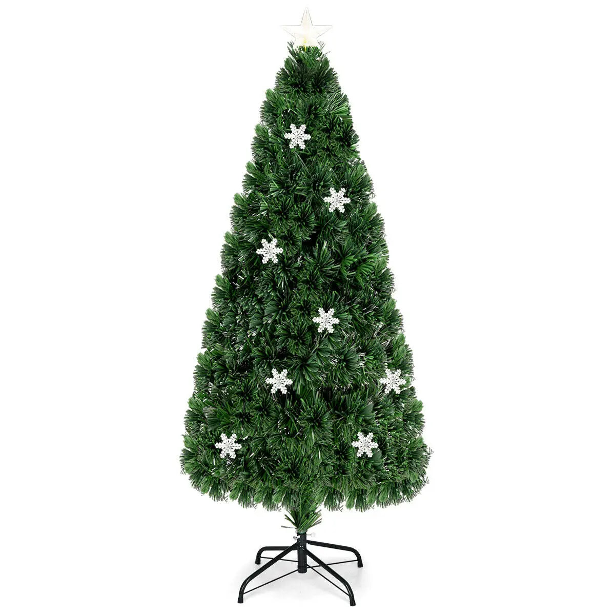 LED Optic Artificial Christmas Tree with Snowflakes