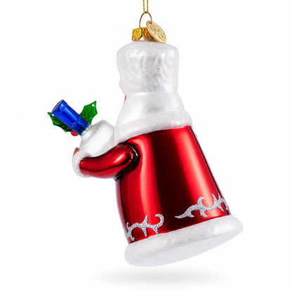 Santa with Vodka Glass Christmas Ornament