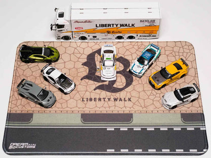 Desktop Display Mat "LB" Logo by Dream Customs Cartsfy Inc.
