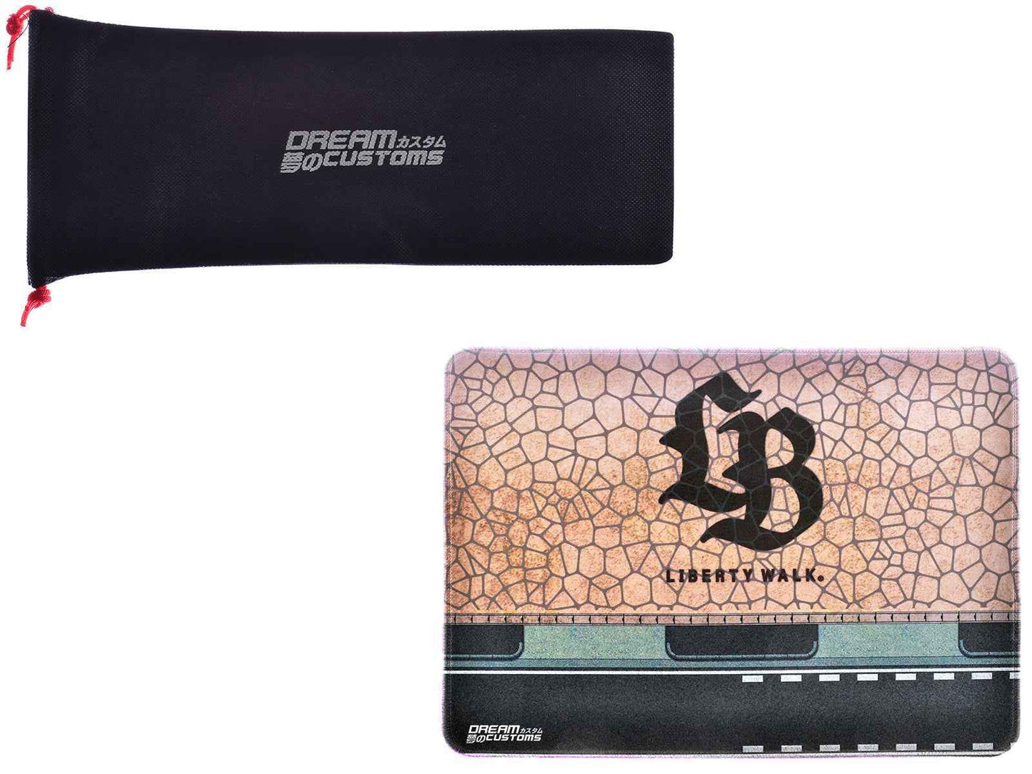 Desktop Display Mat "LB" Logo by Dream Customs Cartsfy Inc.