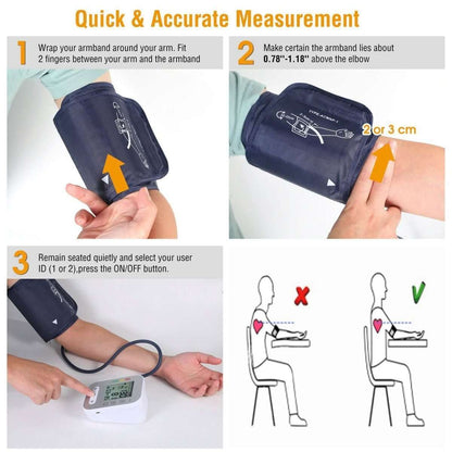 Digital Arm Blood Pressure Monitor Cartsfy Inc.