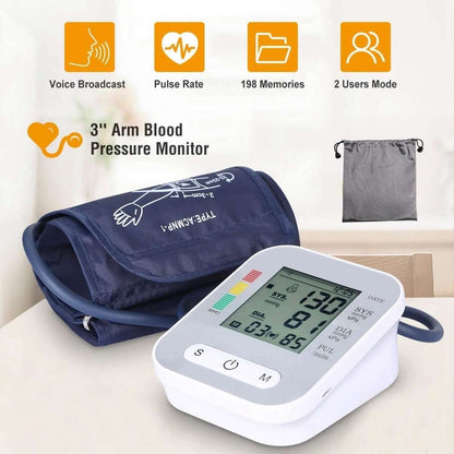 Digital Arm Blood Pressure Monitor Cartsfy Inc.