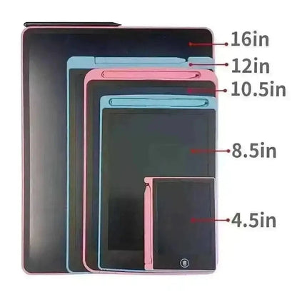 Digital LCD Writing Tablet with Stylus Pen – Reusable Wipeable Dry-Erase Doodle & Drawing Board DailySale Pink / 4.5" Pink / 8.5" Pink / 10" Pink / 4.5"-Pink / 8.5"-Pink / 10"-Pink / 12"-Pink / 16"-Blue / 4.5"-Blue / 8.5"-Blue / 10"-Blue / 12"-Blue / 16"-