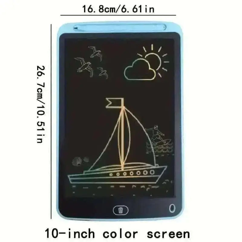 Digital LCD Writing Tablet with Stylus Pen – Reusable Wipeable Dry-Erase Doodle & Drawing Board Cartsfy Inc.