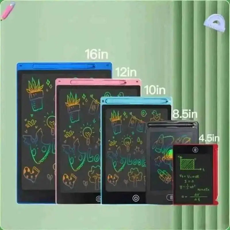 Digital LCD Writing Tablet with Stylus Pen – Reusable Wipeable Dry-Erase Doodle & Drawing Board Cartsfy Inc.