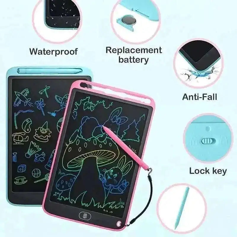Digital LCD Writing Tablet with Stylus Pen – Reusable Wipeable Dry-Erase Doodle & Drawing Board Cartsfy Inc.