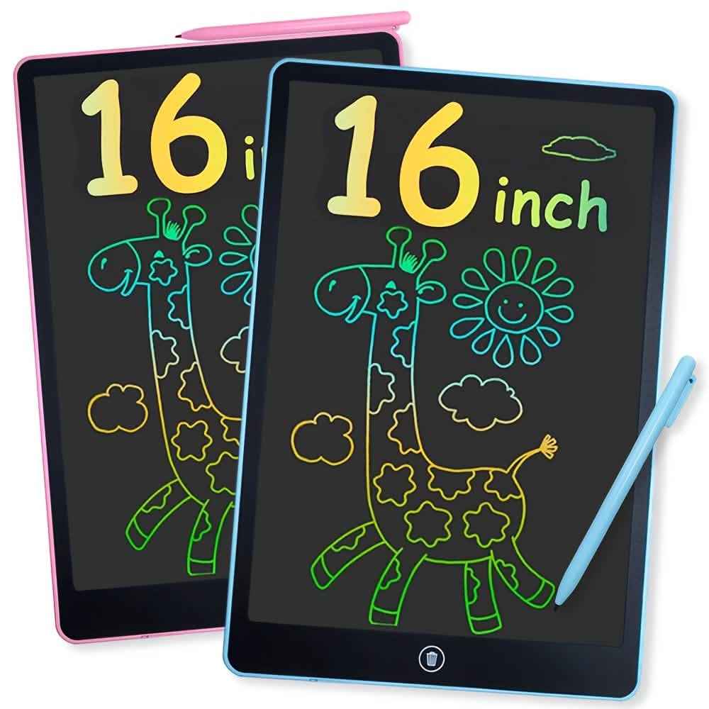 Digital LCD Writing Tablet with Stylus Pen – Reusable Wipeable Dry-Erase Doodle & Drawing Board Cartsfy Inc.