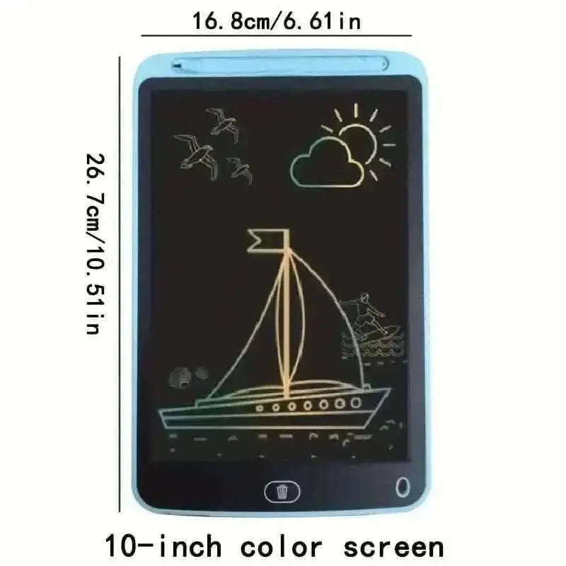 Digital LCD Writing Tablet with Stylus Pen – Reusable Wipeable Dry-Erase Doodle & Drawing Board Cartsfy Inc.