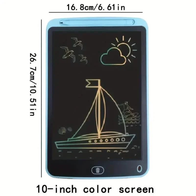 Digital LCD Writing Tablet with Stylus Pen – Reusable Wipeable Dry - Erase Doodle & Drawing Board - Cartsfy Inc.