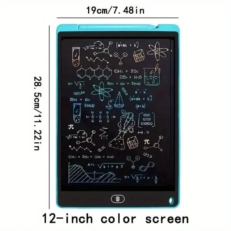 Digital LCD Writing Tablet with Stylus Pen – Reusable Wipeable Dry - Erase Doodle & Drawing Board - Cartsfy Inc.