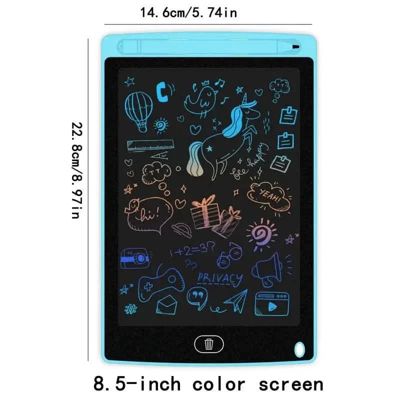 Digital LCD Writing Tablet with Stylus Pen – Reusable Wipeable Dry - Erase Doodle & Drawing Board - Cartsfy Inc.