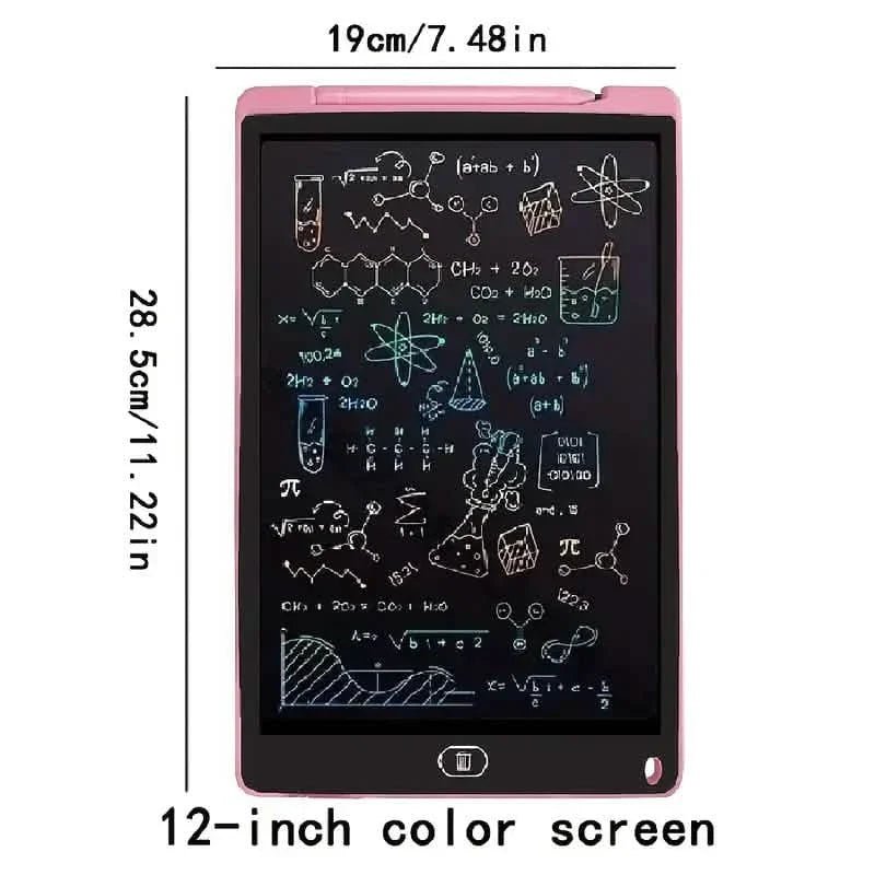 Digital LCD Writing Tablet with Stylus Pen – Reusable Wipeable Dry - Erase Doodle & Drawing Board - Cartsfy Inc.