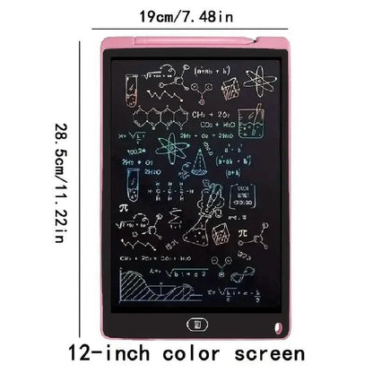 Digital LCD Writing Tablet with Stylus Pen – Reusable Wipeable Dry - Erase Doodle & Drawing Board - Cartsfy Inc.
