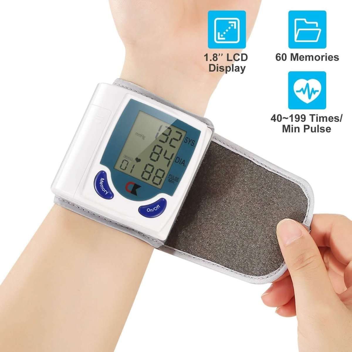 Digital Wrist Blood Pressure Monitor Cartsfy Inc.