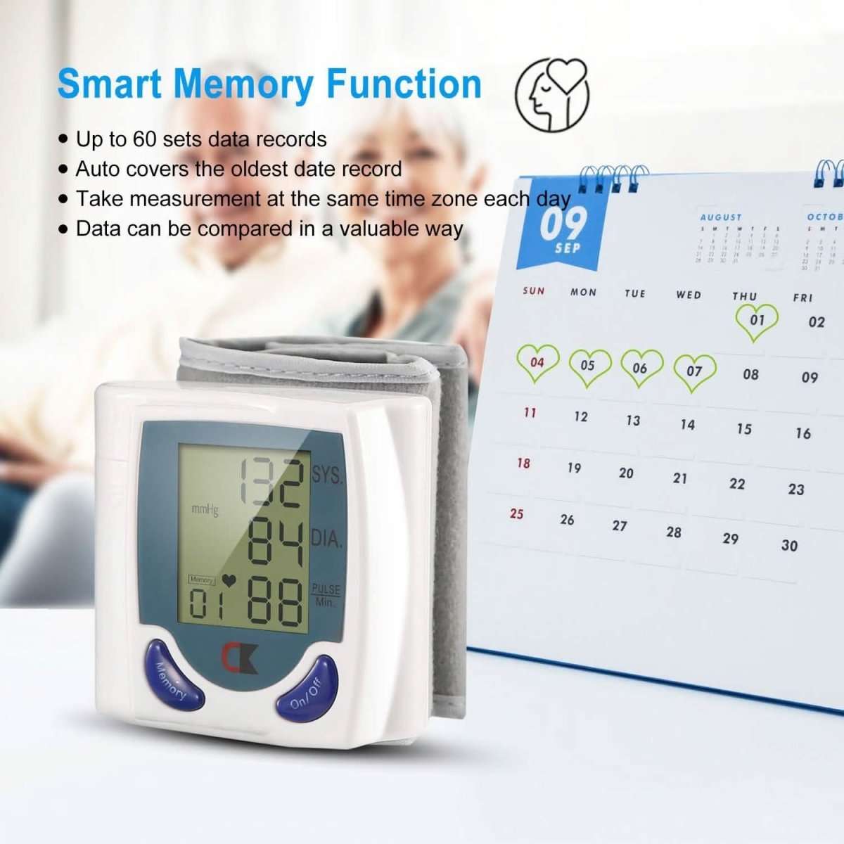 Digital Wrist Blood Pressure Monitor Cartsfy Inc.