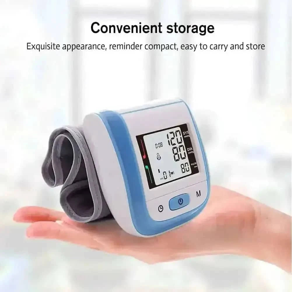Digital Wrist Blood Pressure Monitor Heart Rate Pulse Meter Measure Cartsfy Inc.