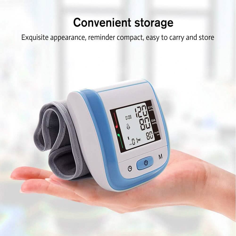 Digital Wrist Blood Pressure Monitor Heart Rate Pulse Meter Measure Cartsfy Inc.