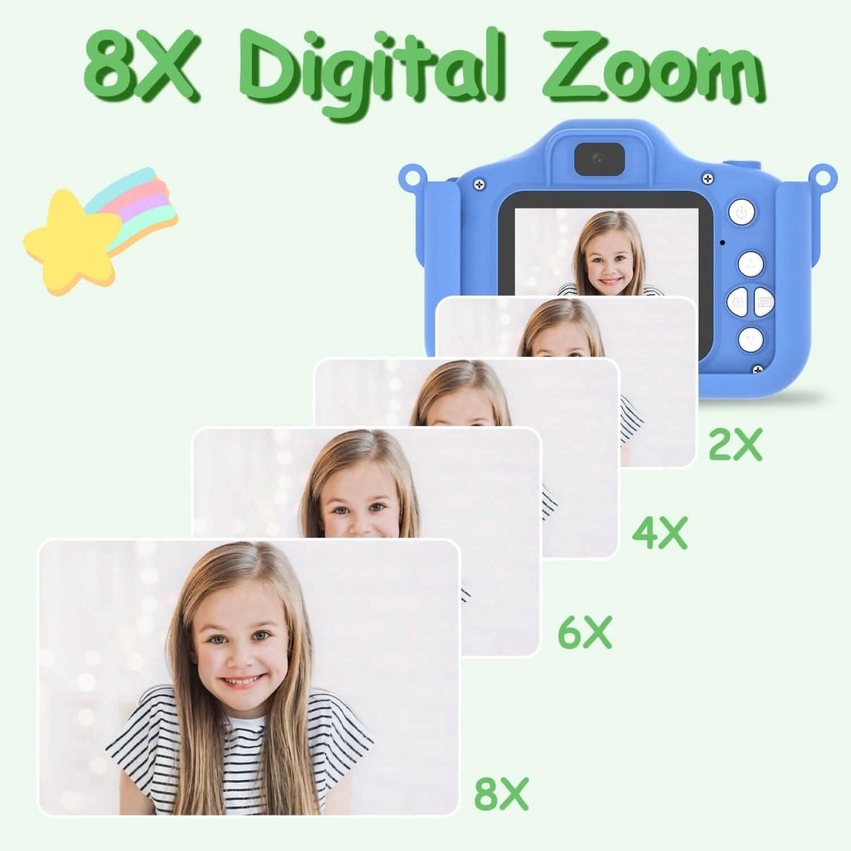 Dinosaur Kids Selfie 48MP 1080P HD Cartoon Digital Camera - Cartsfy Inc.