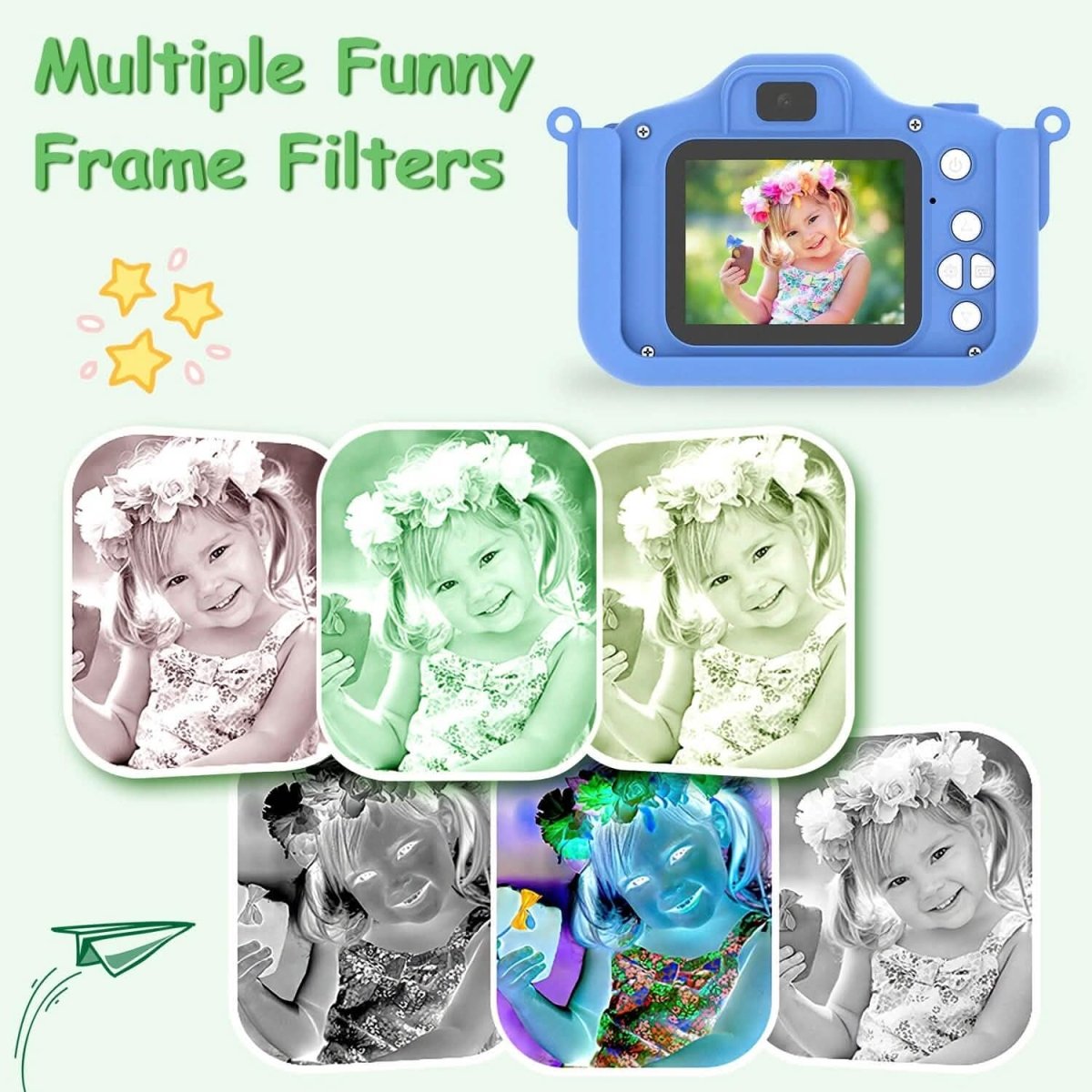 Dinosaur Kids Selfie 48MP 1080P HD Cartoon Digital Camera - Cartsfy Inc.
