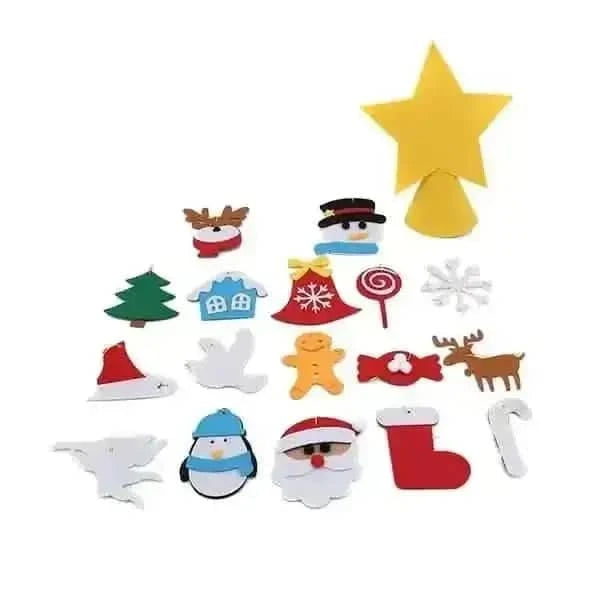 DIY 3D Felt Christmas Tree Upgraded Toddler Christmas Tree Cartsfy Inc.