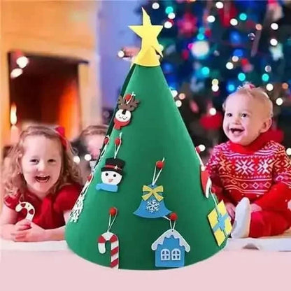 DIY 3D Felt Christmas Tree Upgraded Toddler Christmas Tree Cartsfy Inc.