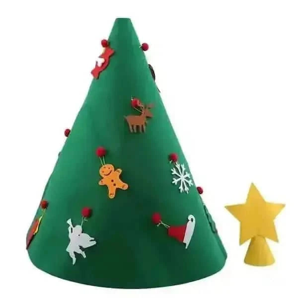 DIY 3D Felt Christmas Tree Upgraded Toddler Christmas Tree Cartsfy Inc.