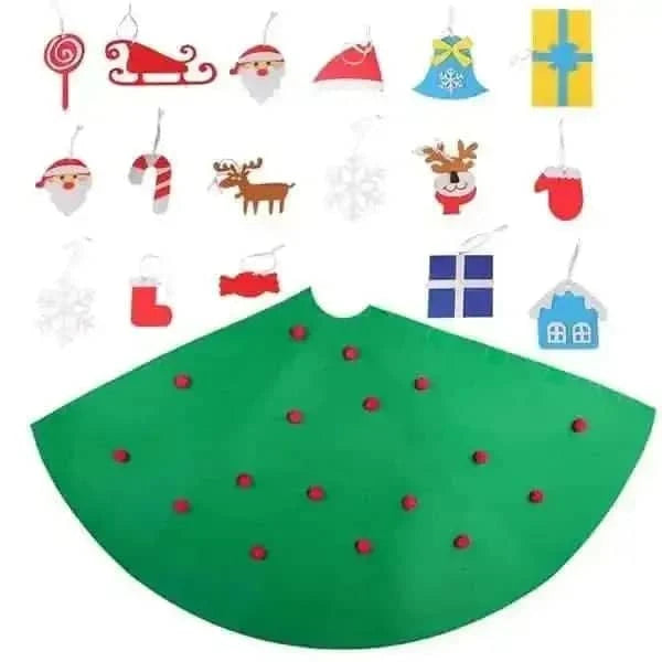 DIY 3D Felt Christmas Tree Upgraded Toddler Christmas Tree Cartsfy Inc.
