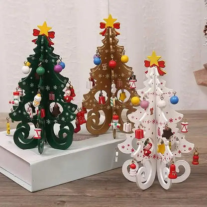 DIY Stereo Wooden Christmas Tree - Christmas Decoration Ornaments