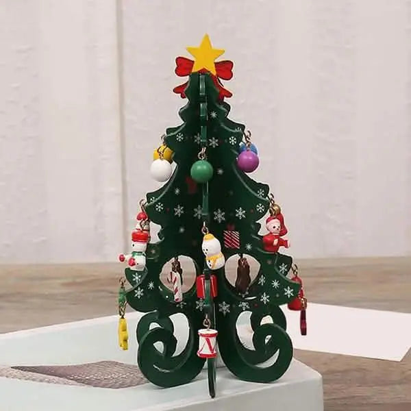 DIY Stereo Wooden Christmas Tree - Christmas Decoration Ornaments