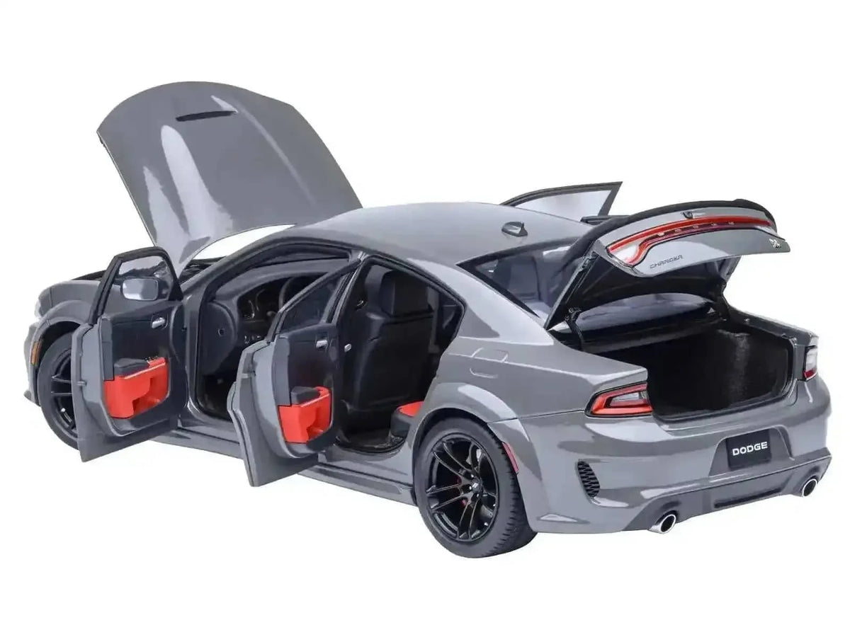 Dodge Charger Scat Pack Widebody Destroyer Gray 1/18 Model Car by Autoart Cartsfy Inc.