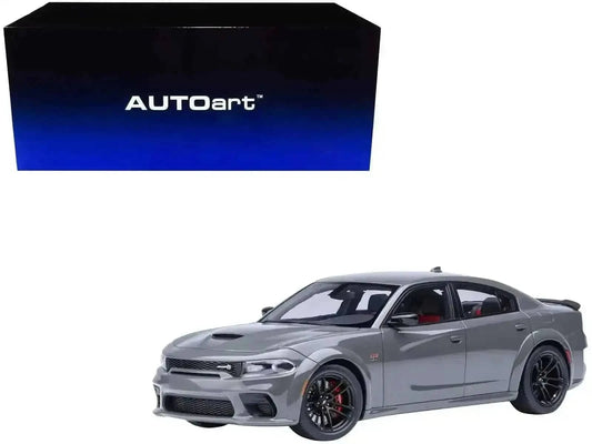 Dodge Charger Scat Pack Widebody Destroyer Gray 1/18 Model Car by Autoart Cartsfy Inc.
