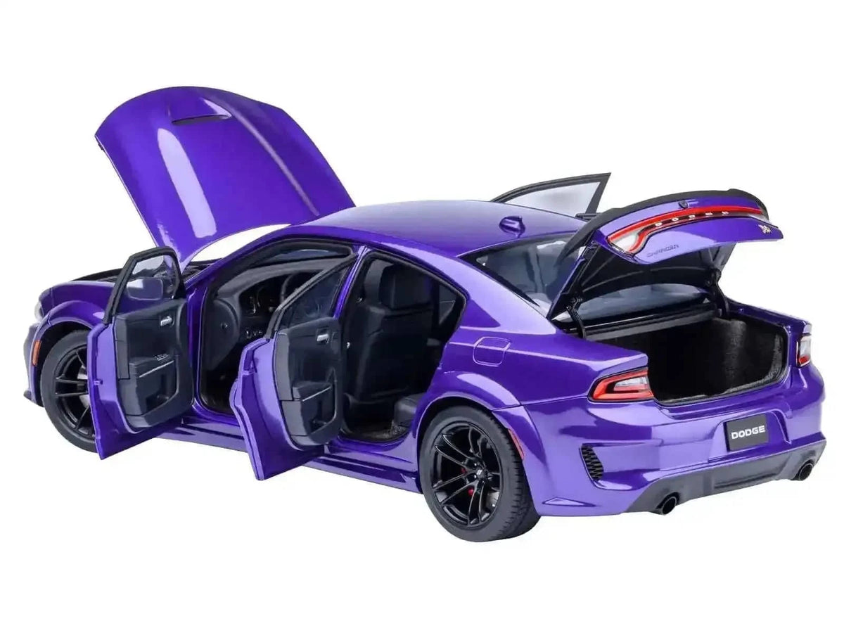 Dodge Charger Scat Pack Widebody Plum Crazy Purple Metallic 1/18 Model Car by Autoart Cartsfy Inc.
