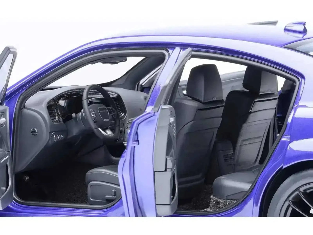 Dodge Charger Scat Pack Widebody Plum Crazy Purple Metallic 1/18 Model Car by Autoart Cartsfy Inc.