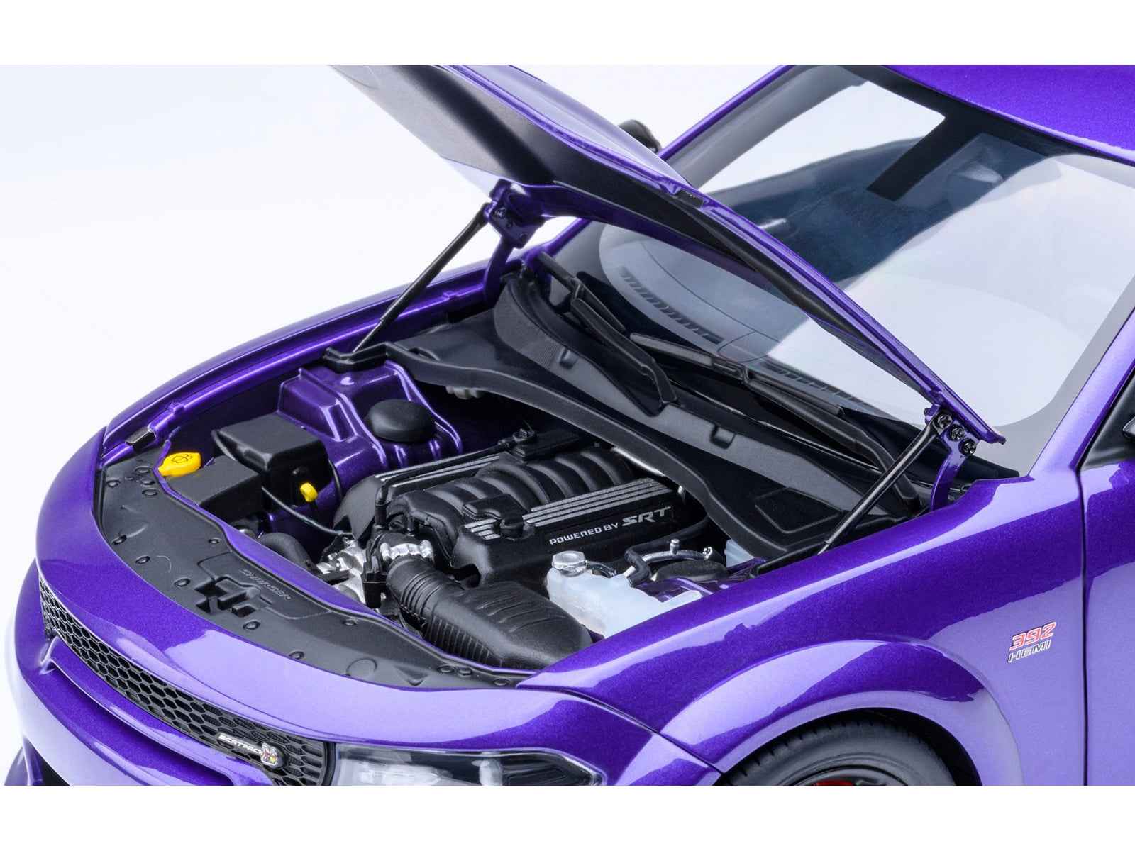 Dodge Charger Scat Pack Widebody Plum Crazy Purple Metallic 1/18 Model Car by Autoart Miniature Motors Default Title Default Title-