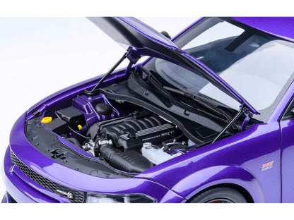 Dodge Charger Scat Pack Widebody Plum Crazy Purple Metallic 1/18 Model Car by Autoart Miniature Motors Default Title Default Title-