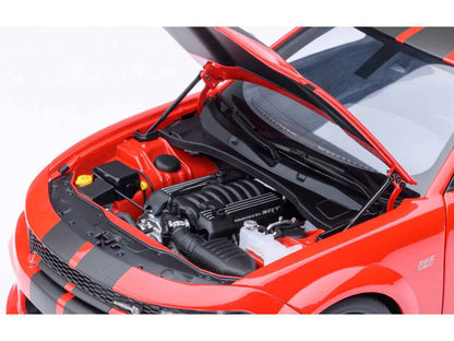 Dodge Charger Scat Pack Widebody Torred with Carbon Stripes 1/18 Model Car by Autoart Cartsfy Inc.