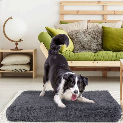 Dog Bed Soft Plush Cushion Cozy Warm Pet Crate Mat Dog Carpet Cartsfy Inc.