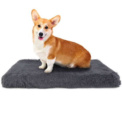 Dog Bed Soft Plush Cushion Cozy Warm Pet Crate Mat Dog Carpet Cartsfy Inc.