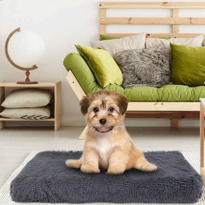 Dog Bed Soft Plush Cushion Cozy Warm Pet Crate Mat Dog Carpet Cartsfy Inc.