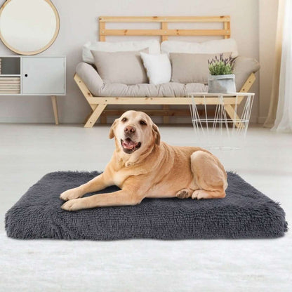 Dog Bed Soft Plush Cushion Cozy Warm Pet Crate Mat Dog Carpet Cartsfy Inc.