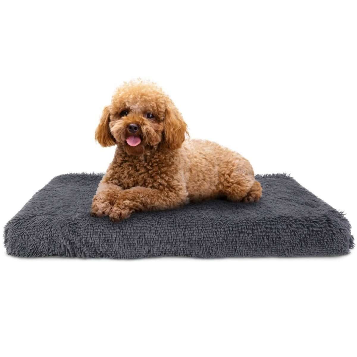 Dog Bed Soft Plush Cushion Cozy Warm Pet Crate Mat Dog Carpet Cartsfy Inc.