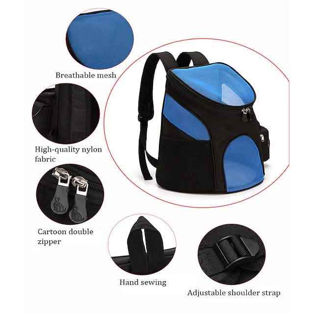 Dog Cat Pets Carrier Bag Travel Backpack Cartsfy Inc.