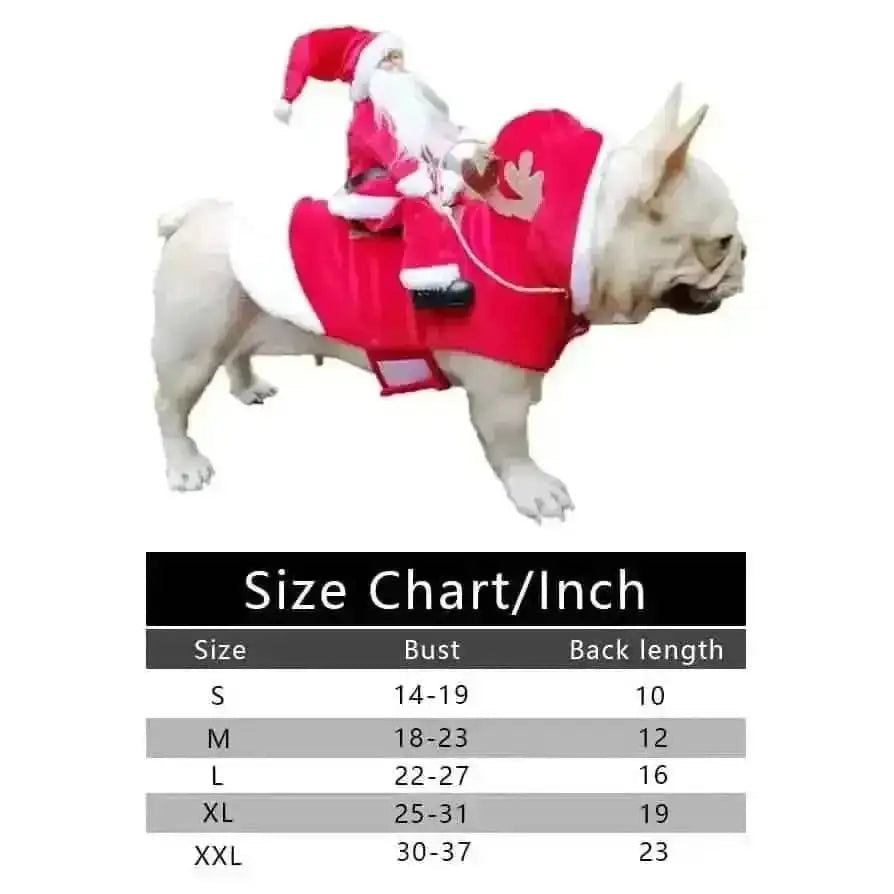 Dog Costume Christmas Pet Clothes Cartsfy Inc.