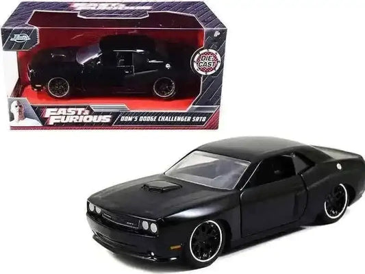 Dom's Dodge Challenger SRT8 Black "Fast & Furious" Movie 1/32 Diecast Model Car by Jada Cartsfy Inc.
