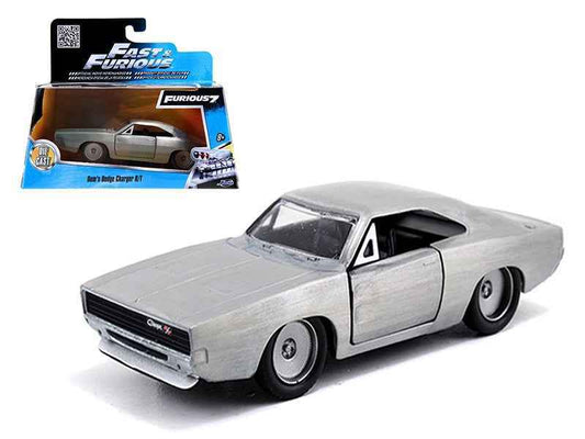 Dom's Dodge Charger R/T Raw Metal "Fast & Furious 7" (2015) Movie 1/32 Diecast Model Car by Jada Cartsfy Inc.